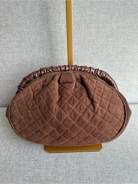 Vintage Susan Gail Quilted Leather Clutch Purse